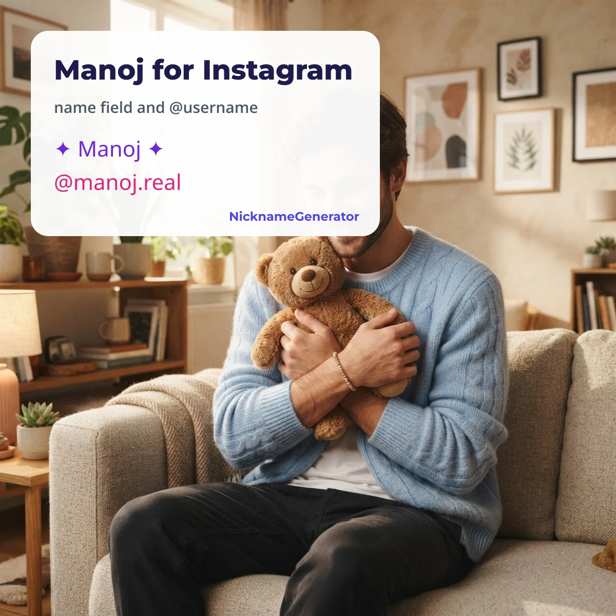 Manoj name style for Instagram and games